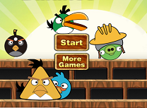 Mingea Angry Birds in Echilibru