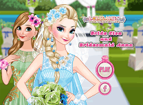 Mireasa Elsa si Domnisoara de Onoare Anna