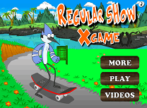 Mordecai cu Skateboardul