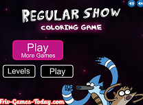 Mordecai si Rigby de Colorat