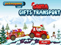 Mos Craciun Transporta Cadouri