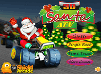 Mos Craciun cu Atv-ul