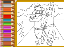 Motanul Incaltat de Colorat