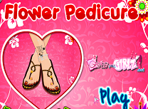 Pedichiura cu Model Floral