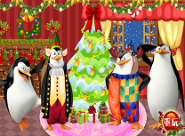 Pinguinii din Madagascar de Craciun