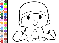 Pocoyo de Colorat