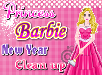 Printesa Barbie Curatene de Anul Nou