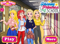 Printesele Disney Inapoi la Scoala