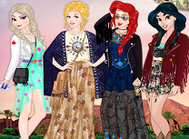 Printesele Disney la Coachella