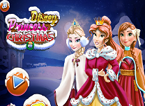 Printesele Disney la Craciun
