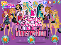 Printesele Disney la Monster High