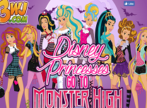 Printesele Disney la Monster High