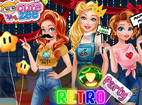 Printesele Petrecere Retro