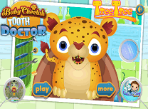 Pui de Ghepard la Dentist