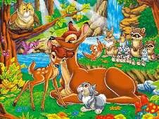 Puzzle cu Bambi
