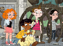 Puzzle cu Milo Murphy si Prietenii