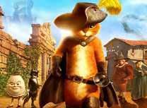 Puzzle cu Motanul Incaltat