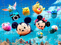 Puzzle cu Personajele Tsum Tsum