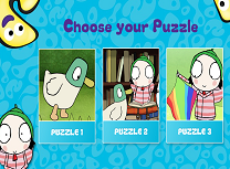 Puzzle cu Sarah si Rata