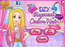 Rapunzel Isi Vopseste Parul