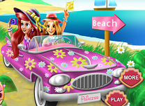 Rapunzel si Ariel La Plaja