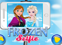 Slefie cu Anna si Elsa