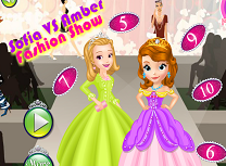 Sofia si Amber Show de Moda
