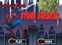Spiderman Sparge Pietre