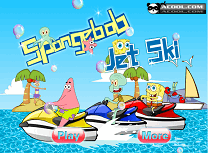 Spongebob cu Jet Ski-ul