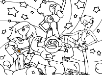 Steven Univers si Prietenii de Colorat