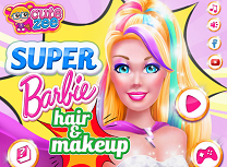 Super Barbie Coafura si Machiaj
