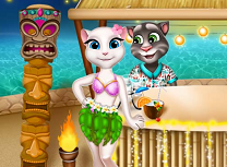 Tom si Angela Petrecerea Tiki