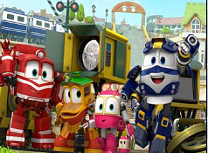 Trenurile Robot Puzzle