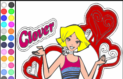 Coloreaz-o pe Clover