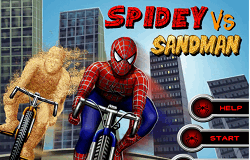Spiderman cu Bicicleta
