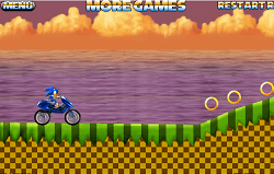 Sonic cu Motocicleta