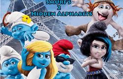 Strumfi Gaseste Literele Ascunse