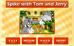 Puzzle cu Spike, Tom si Jerry