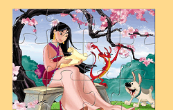 Puzzle cu Printesa Mulan
