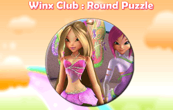 Winx Puzzle Rotund