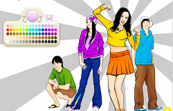 Coloreaz-o pe Hannah Montana