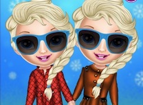 Bebelusa Elsa Cumparaturi de Iarna