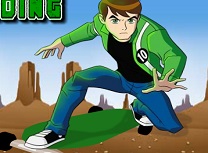 Ben 10 cu Skateboardul pe Autostrada