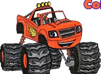 Blaze si Masinile Monstru Colorat