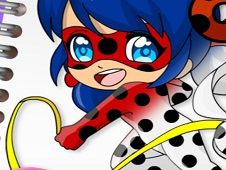 Buburuza Chibi Carte de Colorat