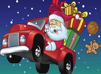 Camion de Craciun Fericit