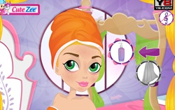 Machiajul lui Rapunzel