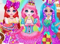 Printese Costume Cosplay Dragute si Dulci