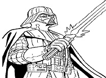 Darth Vader de Colorat