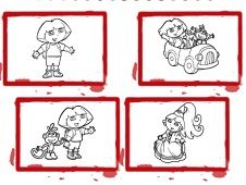 Fata Draguta Carte de Colorat